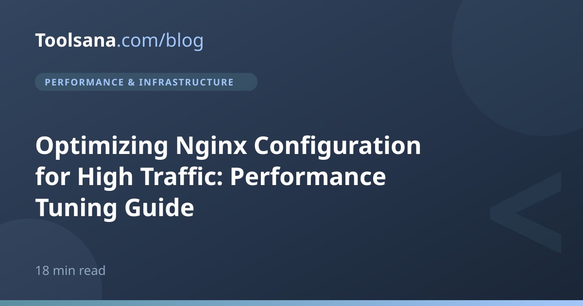 Nginx High Traffic Optimization: Complete Performance Tuning Guide | 2025